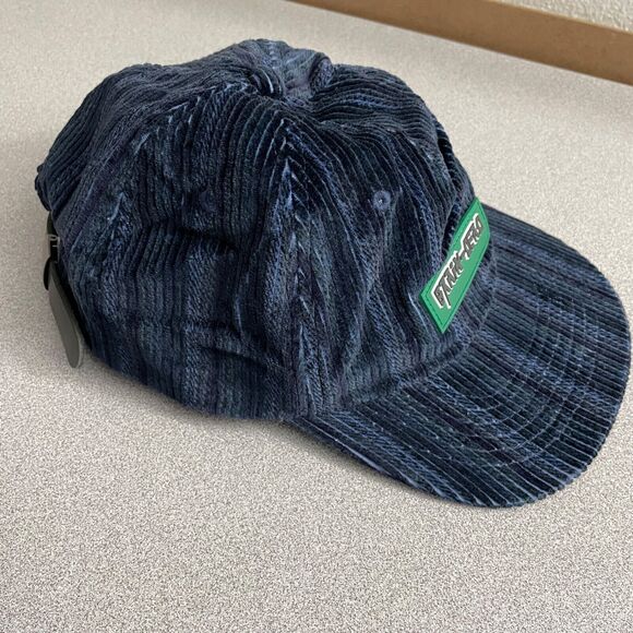 Braid Dead 5 Panel Hat Cap Mens Blue Strapback Corduroy Adjustable Braindead - Picture 7 of 8